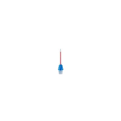 Embouts M&eacute;langeurs Bagues Bleues / Spirales Rouges Pointus - Lot De 100