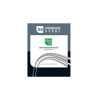 Arcs S3 Inox Trueform-I Rectangulaires Sans Crans - Boite De 25