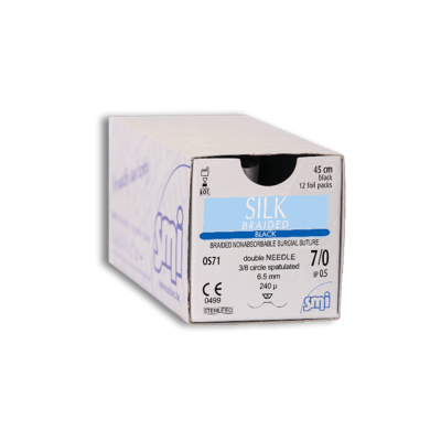 Sutures Non R&eacute;sorbables En Soie Ophthalmic Surgery - Boite De 12